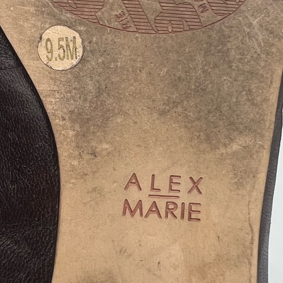 Alex Marie Brown Beaded Embellished Ballet Flats Size 9.5 Women's - Picture 2 of 9